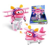 Super Wings EU770238 Transforming Ellie, approx. 12 cm Transformable Toy Figure, Robot and Plane, for Children from 3 Years
