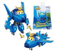 Super Wings Jerome Transformable Plane Toy and Robot Statue, Transformattable Cartoon Robot, Baby Toy 3 4 5 6 7 8 Years Boy Girl - 12 cm