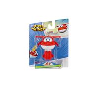 Super Wings - Jett Transformation Plane in White-Red, Approx. 12 cm Toy Figure, Transformable Toy Plane and Robotic Figure