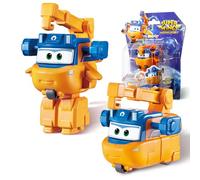 Super Wings Marty Transformation Plane, Approx. 5 cm Toy Figure for Children, Toy Plane and Robot Figure for Boys and Girls from 3 Years, Orange