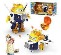 Super Wings Super Iron Paul 5 inches, Super Ball-Animal Power, Aeroplane Toy, Transformable Robot Transformable Action Figure, Children's Toy 3 4 5 6 7 8 9 10 Years Boy Girl