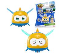 Super Wings Super Jerome Pet 2 Inch with Switchable Face Expression with Flash Effect, Portable, Boys and Girls Toy for 3 4 5 6 7 8 Years Old