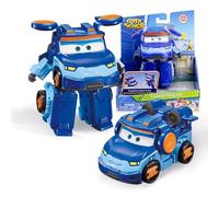 Super Wings Toy Figure, Transforming Leo - 5 inches, Unisex, Ages 3+, Plastic, Action-Figures, by Super Wings