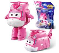 Super Wings Transformable Toys 2 in Dizzy Robot Transforming Action Figures 2-in-1 Mode Robot Toys for Boys Girls 4-6 6-8 Fun Plane Toys for B