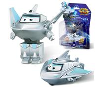 Super Wings Transformable Toys 2 in Traver Robot Transforming Action Figures 2-in-1 Mode Robot Toys for Boys Girls 4-6 6-8 Fun Plane Toys for
