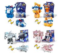 Super Wings Transforming Characters Collector 4-Pack (Lucie & Marty & Traver & Golden Girl)