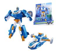 Super Wings World Aircraft Playsets for Age 3+, Airplane Toys Mini Plane Transformers | Transform Aircraft to Robot | Preschool Toy Plane Set for Boys Girls
