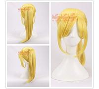 Super Women Bowsette Cosplay Wig Princess Bowser Peach Blonde Ponytail METROID Samus Returns Cosplay Wig Hair Costumes