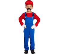 Henbrandt Fancy Dress Costume Super Workman – Red – Small (4-6)