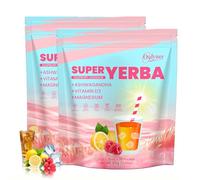 Super Yerba Mate, Yerba Mate Instant Tea Powder, Raspberry Lemonade Flavor, Mate Tea Supplements with Prebiotics and Probiotics - 30 Servings (2)