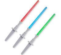 Super Z Outlet Light Sabre Cupcake Decoration Toppers Sticks Picks Set for Children Birthday Party, Fan Shows, Movies, 4" inches Tall (24 Pack)
