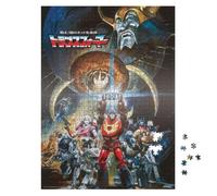 Super7 Transformers Japanese '86 Movie Poster Puzzle - 1000-Piece Action Figure Inspired Classic Cartoon Collectibles