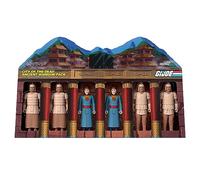 SUPER7 G.I. Joe City of The Dead Ancient Warrior Pack with Ancient Clay Guardians and Skeleton Soldiers - (6-Pack) 3.75" GI Joe Action Figures with Accessories Collectibles and Retro Toys