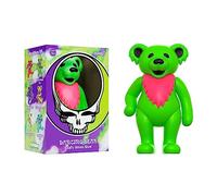 Super7 Grateful Dead Dancing Bear (Glow in The Dark) - 3.75" Grateful Dead Action Figure with Peg Stand Accessory Classic Music Collectibles and Retro Toys