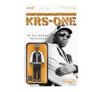 SUPER7 KRS-One by All Means Necessary BDP - 3.75" KRS-One Action Figure with Accessory Hip Hop Collectibles and Retro Toys
