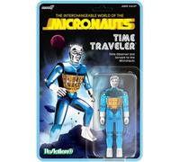 Super7 Reaction+ Micronauts Time Traveler (Translucent Blue) - 4" Micronauts Action Figure with Accessories - Classic Sci-Fi Collectibles and Retro Toys