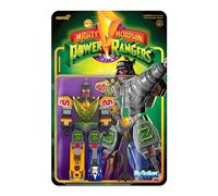 SUPER7 Mighty Morphin Power Rangers W3 DRAGONZORD Batt Reaction Figure, Multicolor