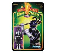 SUPER7 - MMPR W2 - Black Ranger, Multicolor (POWRW02-BRG-01)