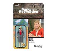 SUPER7 Parks and Recreation Leslie Knope 3.75 in Reaction Figure