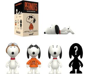 Super7 - Peanuts - Reaction Blind Box Wv6 - So Many Snoopies 12pc Flat [New Toy