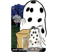Super7 Reaction Figure Peanuts Charlie Brown (Ghost Sheet) - 3.75" Peanuts Action Figure with Accessories - Classic Cartoon Collectibles and Retro Toys