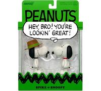 Super7 - Peanuts - ReAction Figures - Snoopy & Spike (2-Pack) [New Toy] Action