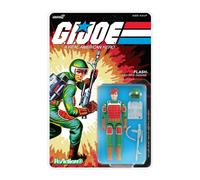 Super7 Reaction+ G.I. Joe Flash (Comic) - 4" G.I. Joe Action Figure with Accessories - Classic Cartoon Collectibles and Retro Toys