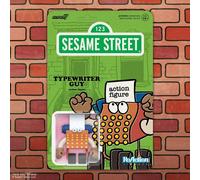 Super7 ReAction Sesame Street Typewriter Guy Action Figure New & Sealed