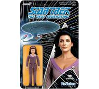 SUPER7 Star Trek: The Next Generation Counselor TROI Reaction Figure 3.75'', Multicolor