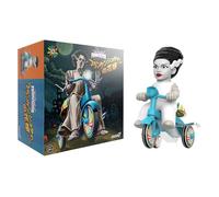 Super7 Super Cycles Universal Monsters Bride of Frankenstein with Blue Trike - 5" Universal Monsters Action Figure Collectibles and Retro Toys