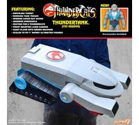 Super7 Thundercats ULTIMATES! Thundertank with Panthro (Toy) - 27" Thundercats Action Figure Vehicle Classic Cartoon Collectibles and Retro Toys - Vintage Thundertank Design