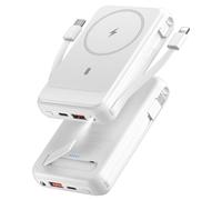 superallure Magnetic Power Bank 12000mAh for Magsafe Portable Charger, 22.5W Fast Charger Wireless Battery Pack with Built in Cables, for iPhone 16/16 Plus/16 Pro/16 Pro Max iPhone 15/14/13/12 Series