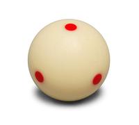SuperAramith Pro-Cup Pool Cue Ball 2 1/4" 6 Red Dots w/o Blister Package Made in Belgium