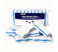 SUPERASER Magic Sponge Eraser,Tex-10 Scrub Melamine Sponges, Heavy Duty No Scratches (HD-PU-Durable 10-Pack)