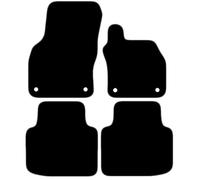 Superb 2015 Onwards 4 Piece Set With 4 Clips Car Mats UK-Made Tailored Fit Carpet Floor Mats Full Coverage Compatible Accessory Grey Trim