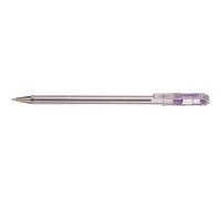 Superb Ballpoint Pen Violet Oil Based Ink Slim Barrel Pentel 0.7 mm Pack of 12