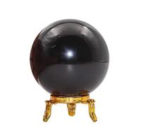 Superb Black Tourmaline Crystal Sphere - 55mm 260g Polished Natural Stone Orb for Chakra Healing, Energy Work, Reiki, Meditation, Decor & Collection - Charged Metaphysical Mineral Ball