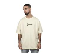 Superb Mens Hooked Over short sleeve t-shirt - Beige - Size 2XL