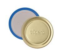 Superb Sealing Solutions Canning Lids - Mason Jar Regular Mouth Lid Toppers Fit Ball and Kerr Jars, 2.75 inch Food Grade with Thick Seals, USA Made, 60 Count