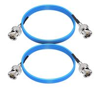 Superbat 3G/6G/4K/8K HD-SDI Cable 30 cm Pack of 2 | BNC Male to BNC Male | 75 Ohm RG179 | EMC Interference Resisting | for Sony FS5/FS7/FX6/Blackmagic Cameras/Ronin/HD Monitor | Blue