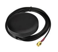 Superbat 4G LTE Antenna, Waterproof Puck Cellular Antenna with 10ft SMA Male Cable for IoT Vending Machine, Compatible with Cuddeback & Tactacam Trail Cameras, IoT Router