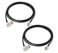 Superbat HD/3G/6G SDI Cable 2m,2Pcs Thin BNC Male to Male Right Angle Belden 1855A 75ohm SDI Video Cable Supports HD-SDI/3G-SDI/6G-SDI 4K for Broadcast Camera CCTV Monitor SDI Converter etc