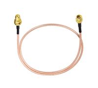 Superbat RPSMA Cable 60 cm - WLAN Antenna Extension Cable, 50 Ohm Double Shielding Antenna Cable, RPSMA Socket Bulkhead to Plug for 4G LTE Router Gateway Mobile Phone SDR USB Dongle Receiver