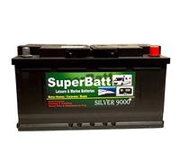SuperBatt AGM1100 12V 120AH VRLA AGM Ultra Deep Cycle Battery - Fully Sealed No Spill - Leisure Marine Motorhome Caravan Campervan Boat Motor Mover Solar