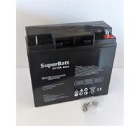 SuperBatt SB12-20 12V 20AH (17AH 18AH 21AH 22AH) Sealed Rechargeable VRLA AGM Battery for Golf Trolley, Mobility Scooter & Wheelchair, Lawn Mower, Jump Starter
