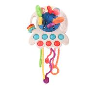 SUPERBE BEBE Montessori Sensory Toy - Textured Rattle for Early Learning, Teething and Motor Skills Development for Babies 18 Months and Up