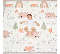 SUPERBE BEBE Reversible and Non-Toxic Thick Foldable Waterproof Foam Baby Play Mat 150x180x1cm. Floor Mat for Kids Toddlers Children. for Boy or Girl Child's Room. Extra Large Size