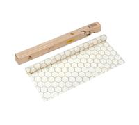 SUPERBEE Beeswax Wrap Roll, Reusable Beeswax for Food, Reusable Bees Paper for Wrapping Vegetables, Cheese, Bowl Covers and Sandwich Wrapping Paper, Roll XL - Hexagonia