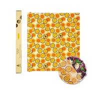 SUPERBEE Beeswax Wrap Roll, Reusable Beeswax Wraps for Food, Reusable Bees Paper for Wrapping Vegetables, Cheese, Bowl Covers and Sandwich Wrapping Paper, Roll XL - Passion