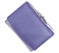 Superbia Women's PU Leather Wallet, Multicolour, 9 Card Slots, Bi-fold Clasp Purse with Gift Box (Purple-Lilac)